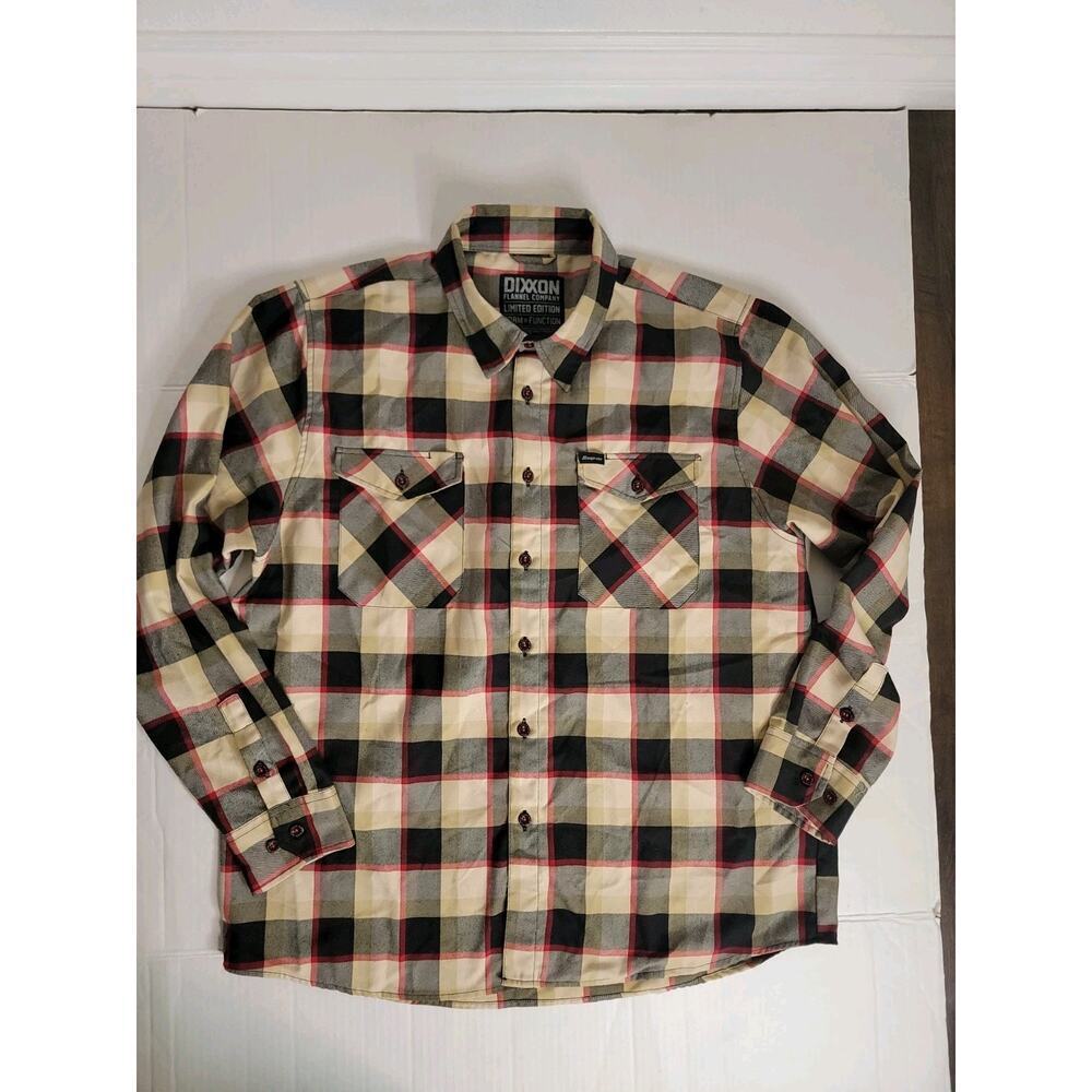 Dixxon Flannel Form & Function 2X Plaid Button Down Work Skater Grunge